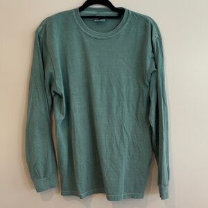 Comfort Colors Men's Seafoam Long Sleeve Tee